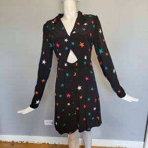 Nobody's Child Star Print Cutout Mini, VGUC, Size 6